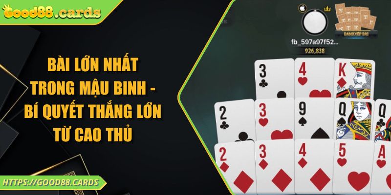 Bài Lớn Nhất Trong Mậu Binh - Bí Quyết Thắng Lớn Từ Cao Thủ