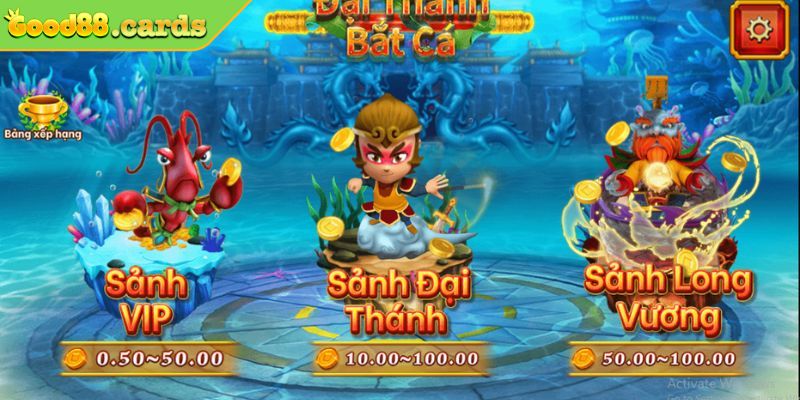 Sảnh tham gia và mức cược hấp dẫn 